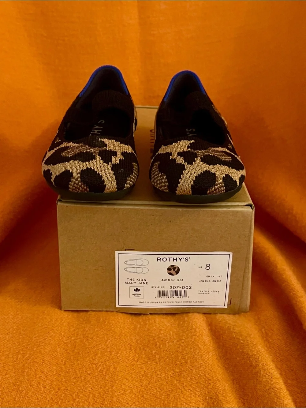 Rothy's The Kids Mary Jane Amber Flat - Size 8